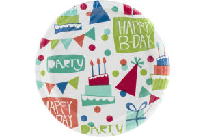 Hallmark Party Luncheon Plates Cake & Confetti - 8 CT