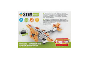 Конструктор Engino серии stem heroes авиаци буревестник