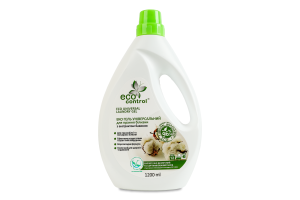 Гель для прання білизни універсальний з екстрактом бавовни Eco Control 1.2л