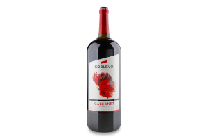 Вино 1.5л 9.5-14% червоне сухе Cabernet Koblevo пл