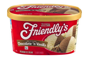 Friendly's Premium Ice Cream Chocolate 'n Vanilla