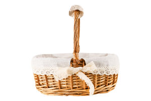 Кошик з лози L008 GRNW 26*21*10*25 см