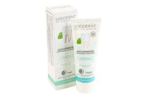 Біо-паста зубна відбілююча Logodent Naturkosmetik 75мл
