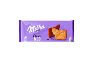 Печенье покрытое молочным шоколадом Choco Moo Milka м/у 120г