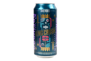 Пиво BrewDog King Crush світле нефільтроване з/б