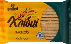 Хлібці злакові хрусткі Galleti м/у 100г