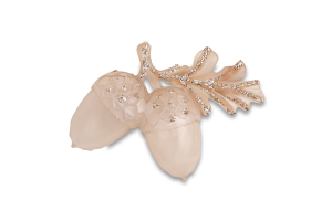 Підвіска новорічна Жолуді шампань 10*7см КМ