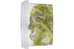 Ahold Fresh Vegetables Sliced Green Peppers & Yellow Onions