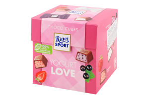 Шоколад молочный Yogurt love Шоколадные кубы Ritter Sport к/у 176г