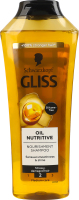 Шампунь для сухих и поврежденных волос с омега 9+ масло марулы Oil nutritive Gliss 400мл