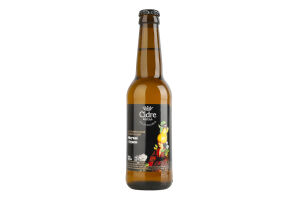 Сидр 330мл 5% сладкий газированный купажный Яблочный с грушей Cidre Royal бут