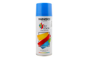 Фарба акрилова синя 450мл аерозоль Winso