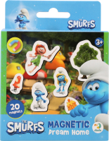 Набір Магнітний дім мрії The Smurfs Котедж Смурфетти 20елементів DoDo