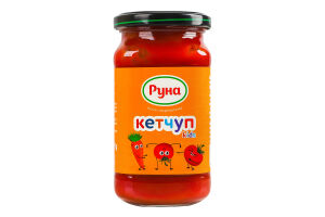 Кетчуп стерилізований Ніжний Kids Руна с/б 360г