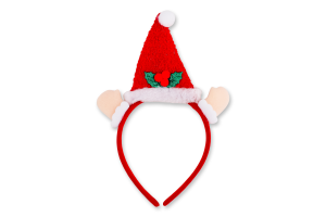 Обруч новорічний Шапка Санти