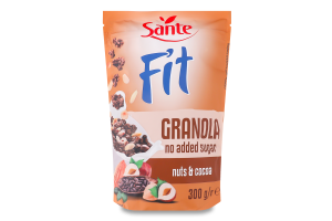 Гранола Sante Fit з какао-горіхом без цукру