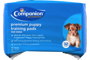 Ahold Companion Your Trusted Friend Premium Puppy Training Pads - 32 CT