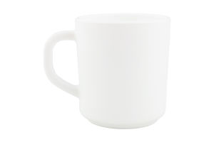 Кружка біла склокераміка 350мл №CК28-06-322 Linyi Boyou Ceramic Co. Ltd 1шт