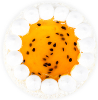 Торт Кокосовий з маракуйєю 13смваг