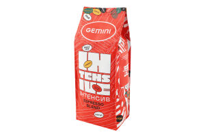 Кофе натуральный жареный в зернах Espresso Blend Intensive Gemini 1с м/у 1кг
