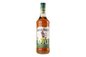 Напиток алкогольный 0.7л 25% на основе карибского рома Sliced Apple Captain Morgan бут