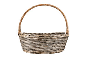 Кошик плетений овальний 47х37х17см 986387