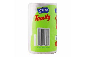 Папір туалетний 3 шари Family Grite 4шт