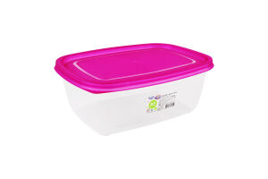 Контейнер універсальний 1.86л 224х164х84мм Прямокутний №3 Ал-Пластик 1шт