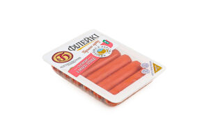 Сосиски из мяса птицы Филейки Богодухівський м'ясокомбінат 1с лоток 0.275кг