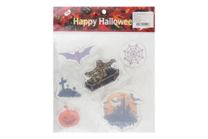 Набір наліпок д/вікна Хелловін в асортименті KYYW048