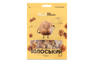 Горіх волоський горіх 120г д/п Muesli Mania