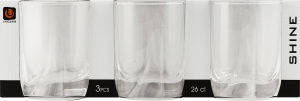 Набор стаканов 260мл №93706-SL3B10 Shine Uniglass 3шт