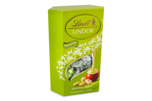 Конфеты из молочного шоколада с фисташковой начинкой Lindor Lindt к/у 200г