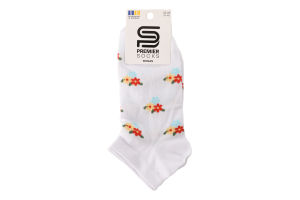 Шкарпетки жіночі Квіти занижені р.23-25 Premier Socks