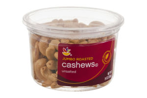 Ahold Jumbo Roasted Cashews Unsalted