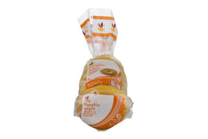 Ahold Bagels Pumpkin - 6 CT