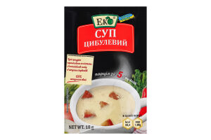 Суп луковый быстрого приготовления Еко м/у 18г