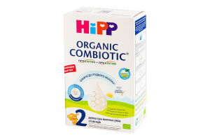 Смесь молочная сухая для детей от 6мес 2 Organic combiotic Hipp к/у 500г