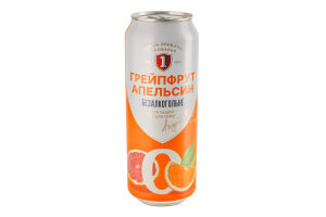 Пиво специальное 500мл 0.5% безалкогольное светлое фильтрованное Грейпфрут-апельсин Перша приватна броварня ж/б