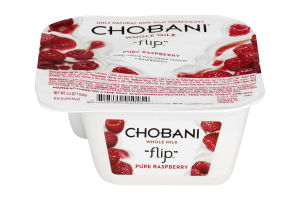Chobani "flip" Whole Milk Yogurt Pure Raspberry