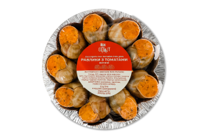 Улитки замороженные большие в раковинах с томатами Mon Gout лоток 200г
