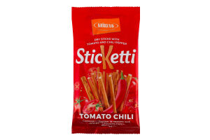 Соломка с томатом и перцем чили Sticketti Київхліб м/у 80г