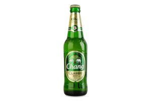 Пиво 0.32л 5% світле фільтроване пастеризоване Classic Chang пл