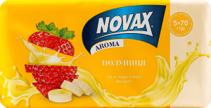 Мило Novax Aroma 5*70 Полуниця