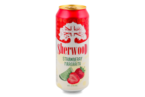 Пиво спеціальне 0.5л 4.5% Strawberry margarita Sherwood з/б