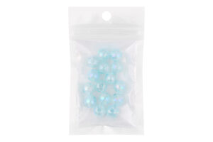 Намистини кракелюр 10мм G40-аквамар Ball-3DA002-D1