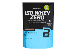 Добавка к рациону питания порошковая со вкусом шоколада Iso whey zero BioTechUSA 454г