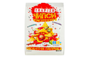Чипсы кукурузные Пикантная паприка Trapeza м/у 90г