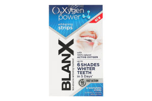 Стрічки відбілюючі Oxygen power BlanX 10шт