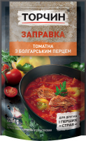 Заправка томатная пастеризованная с болгарским перцем Торчин д/п 220г